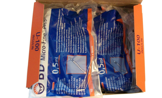 Шприцы для инсулина bd micro fine plus 0,50 мм (30G) x8 мм
