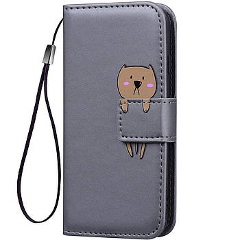 Чохол-книжка Animal Wallet для Samsung Galaxy M20 Bear