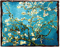 Картина на дереве Цветущие ветки миндаля (Ван Гог)