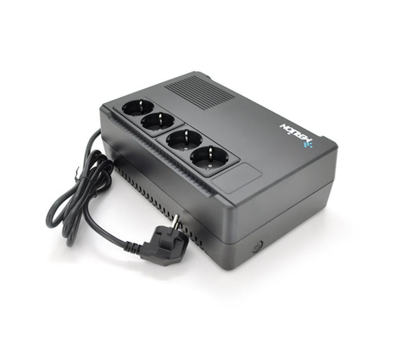 ДБЖ Merlion Terra 400/12717, Lin.int., AVR, 4 x Schuko, пластик