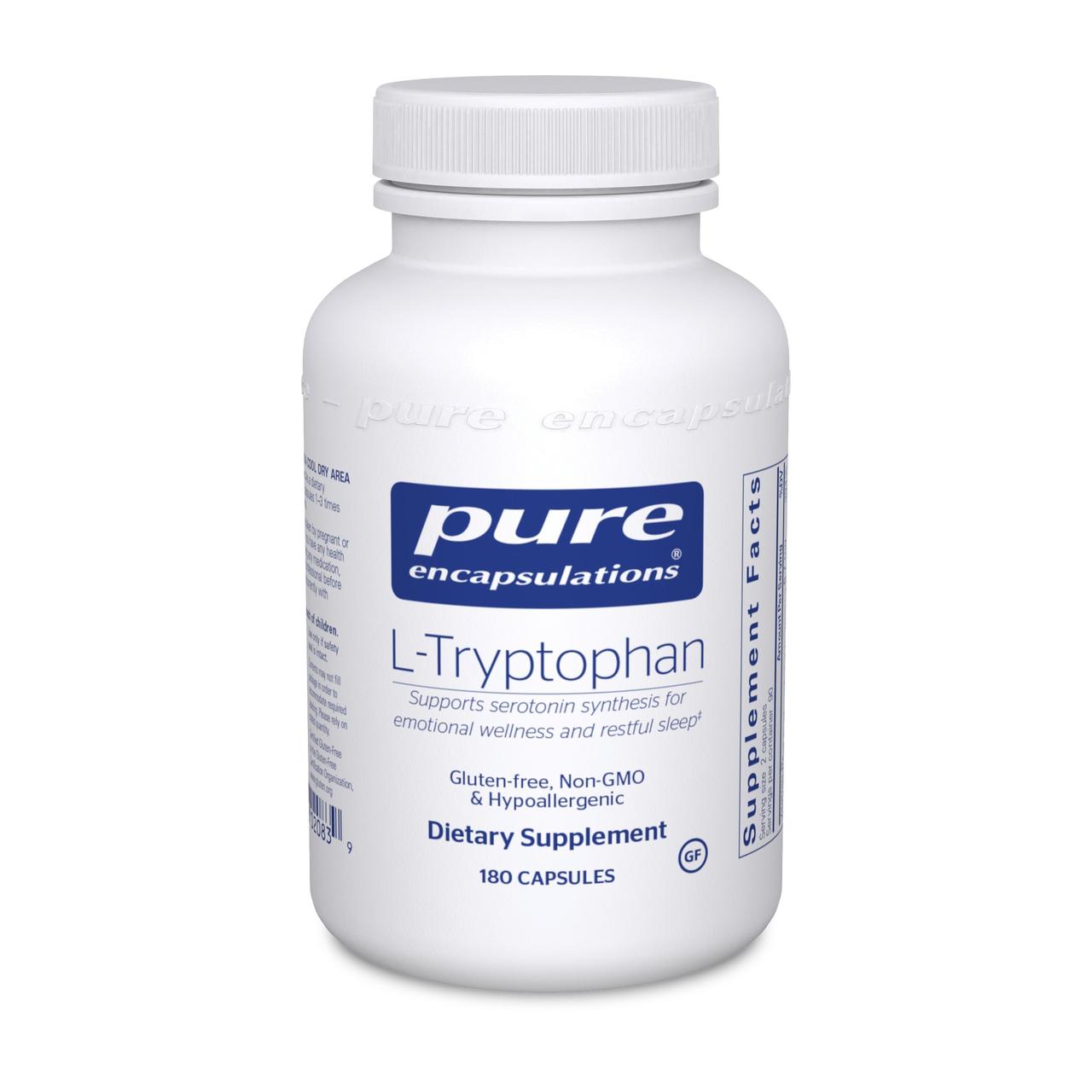 Pure Encapsulations L-Tryptophan / Л-Триптофан 180 капсул 03/2026
