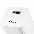 Мережевий зарядний пристрій Baseus Quick Charge білий, фото 3