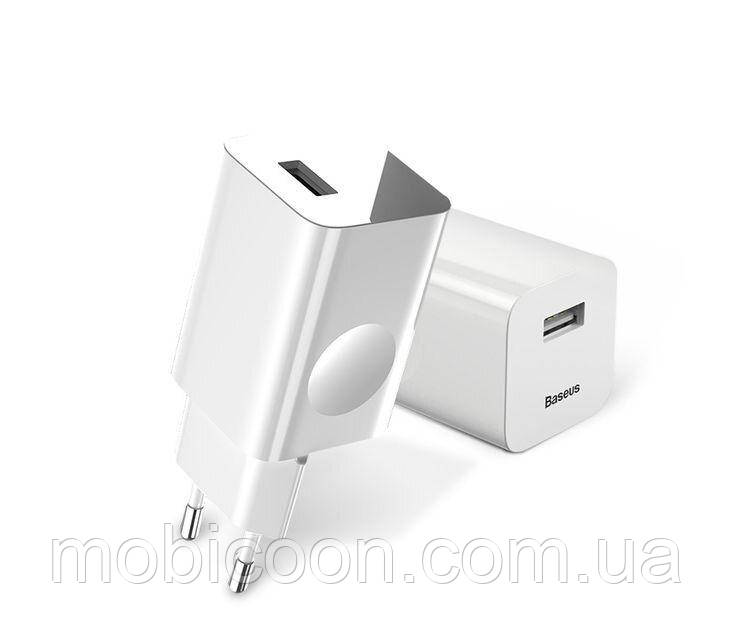 Мережевий зарядний пристрій Baseus Quick Charge білий, фото 1