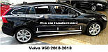 Молдинги на двері для Volvo V60 / V60 Cross Country 2010-2018, фото 5