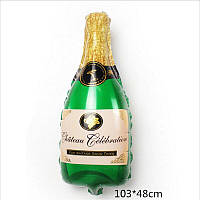 Фольгированная фигура "Бутылка шампанського" 103х48см Китай