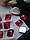 Стрази пришивні Космік (ламаний ромб) 16х21 мм Siam (червоний), скло, фото 2