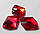 Стрази пришивні Космік (ламаний ромб) 16х21 мм Siam (червоний), скло, фото 4