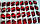 Стрази пришивні Космік (ламаний ромб) 16х21 мм Siam (червоний), скло, фото 5