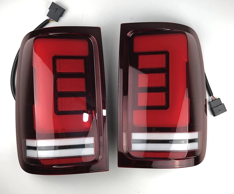 Ліхтарі VW Amarok тюнінг Led оптика (червоні), фото 1