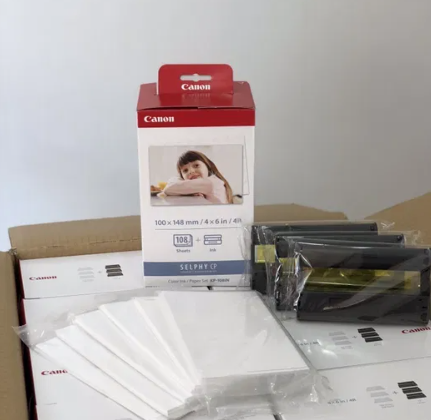 Купить ORIGINAL Japan Canon KP-108IN Фотобумага для принтера Selphy ...