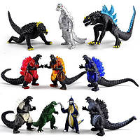 Набор фигурок Годзилла, 10в1, 6 см - Godzilla, 10in1