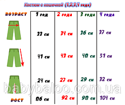 Костюм для дівчинки "Вишивка кішка"(1,2,3,4 року) - арт.1370601095, фото 4