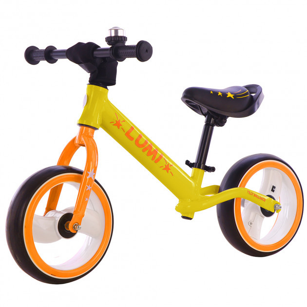 Біговел BALANCE TILLY 12" Lumi з підсвічуванням коліс T-212521 Yellow