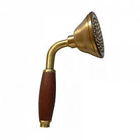 Бронзовый ручной душ деревянная ручка Bugnatese 19151