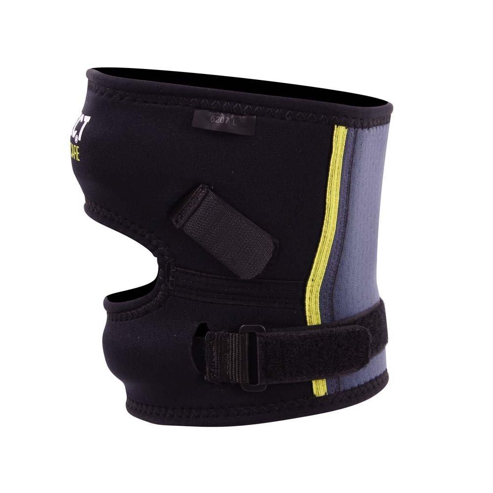 Наколінник SELECT 6207 Knee support for jumper's knee (228) чорн/зел, XS - фото 3 - id-p1202080677