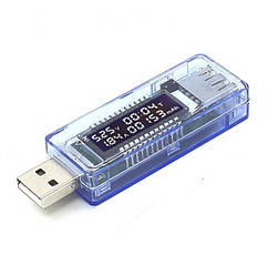 USB тестер KEWEISI KWS-V20 (вольтметр, амперметр, мА·год)