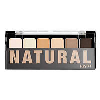 Палитра теней NYX Cosmetics The Natural Shadow Palette (6 оттенков)