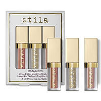 Набор жидких глиттерных теней для век Stila Iridescent Glitter and Glow Liquid Eye Shadow Set (3 шт)