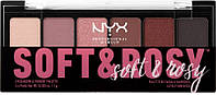 Палитра теней NYX Cosmetics Soft Rosy Eyeshadow Palette (6 відтінків)