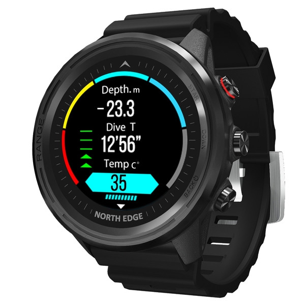 Смарт-годинник North Edge Smart Range 10BAR Black