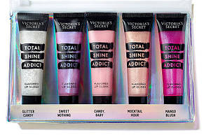Набір блисків для губ Victoria`s Secret Total Shine Addict Flavored Lip Gloss Assorted
