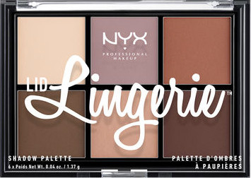 Палетка тіней NYX Cosmetics Professional Makeup Lid Lingerie (6 відтінків)