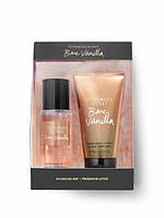 Набор парфюмированный спрей и лосьон для тела Victoria`s Secret Bare Vanilla Fragrance Mist & Lotion Gift Set