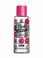 Парфюмироваyный спрей для тела Victoria`s Secret  Pink Attitude Body mist fragrance spray coconut silk 250 ml