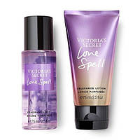 Набор парфюмированный спрей и лосьон для тела Victoria`s Secret Love Spell Fragrance Mist and Lotion Set