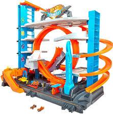 Hot Wheels Легендарний гараж Mattel Міської Гараж з Акулою (FTB69.)Оригінал