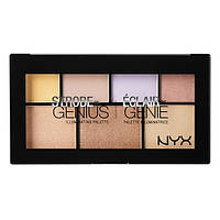 Палетка для стробинга NYX Cosmetics Strobe of Genius Illuminating Palette (7 оттенков)