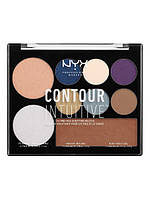 Палетка NYX Cosmetics Contour Intuitive Palette (Jewel Queen)