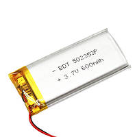 Литий-полимерный аккумулятор Bossman 502353 3,7V 600 mAh