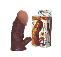 Насадка з кліторальним стимулятором (мулат)