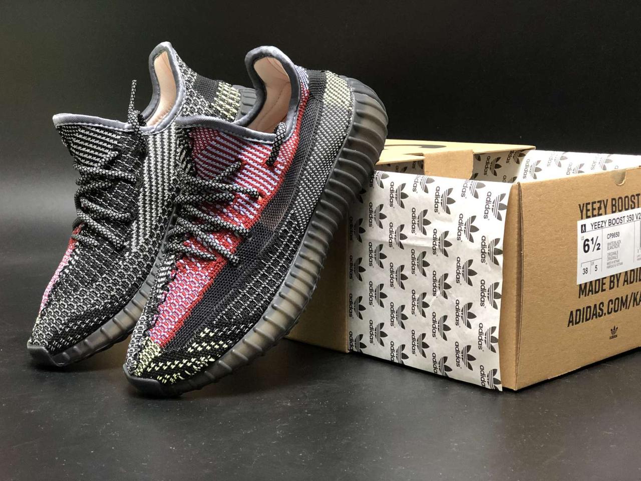 Мужские черные Кроссовки Adidas Yeezy Boost 350