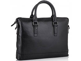 Класична чоловіча шкіряна сумка для ноутбука і документів Tiding Bag
