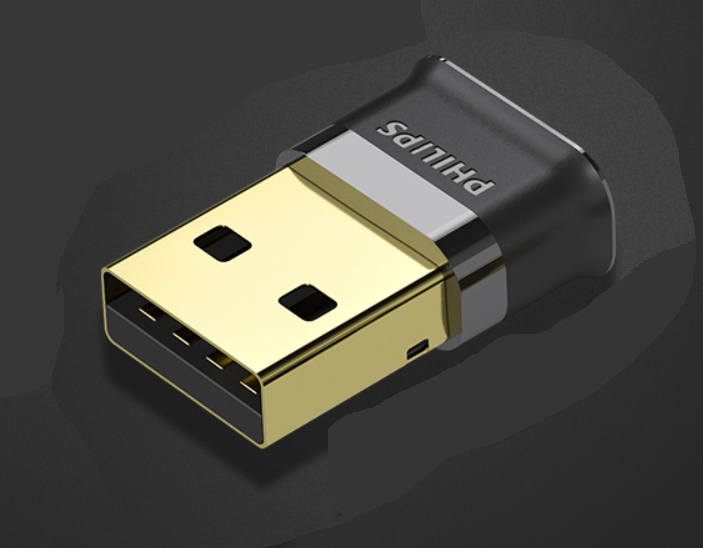 USB Bluetooth-адаптер Philps бездротовий передавач bluetooth 4.0 для комп'ютера SWR3301 Чорний