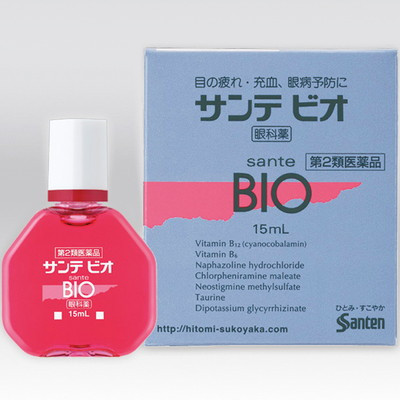 Sante Bio Краплі від втоми та почервоніння очей, індекс свіжості 2, 15 мл. До 10/2026