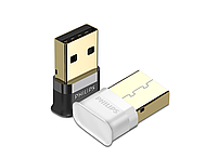 USB Bluetooth-адаптер Philps бездротовий передавач bluetooth 4.0 для комп'ютера SWR3301 Чорний, фото 3