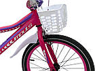 Велосипед 18" дюймів 2-х колесний IMPULS SP Liana Біло-фіолетовий, фото 8
