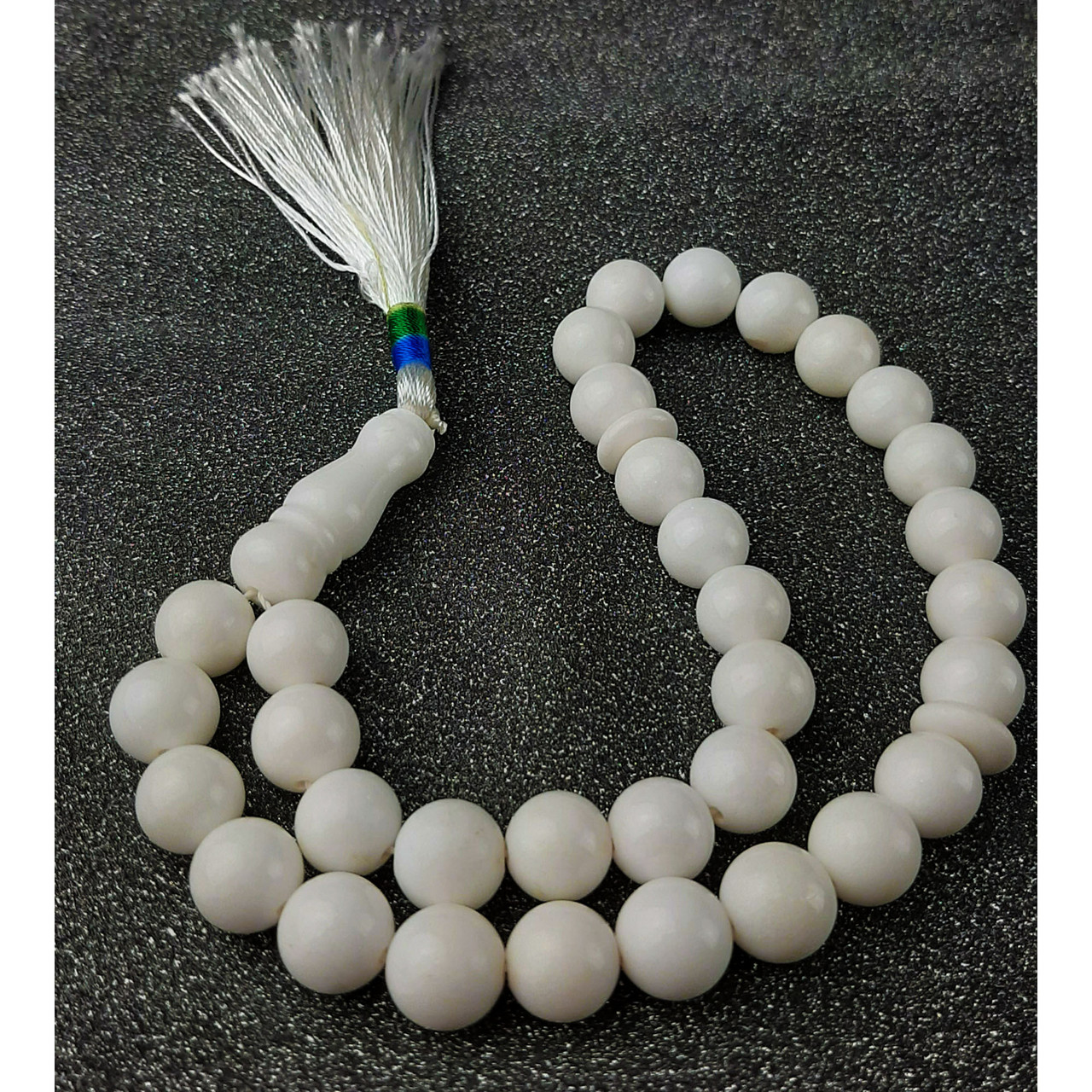 Чітки Нефрит 33 камені діаметр 12, фото 1