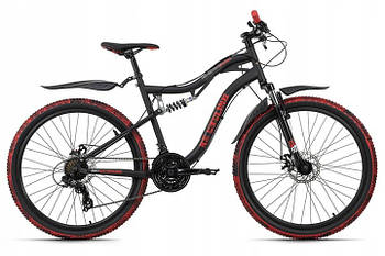 Гірський велосипед KS Cycling MTB 26 Crusher Black-Read Німеччина