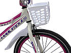 Велосипед 18" дюймів 2-х колесний IMPULS SP Liana Біло-фіолетовий, фото 3