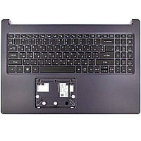 Корпус верхняя крышка для Acer Aspire A515-54 A515-54G, (топкейс с клавиатурой с подсветкой, 6B.HDGN7.063,