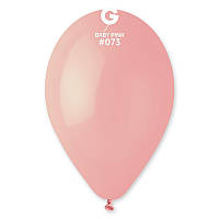 Воздушные шарики розовые baby 10"(26см) пастель 100шт/уп 09731