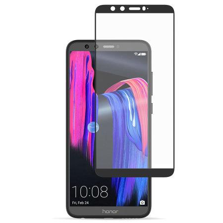 Скло захисне для Huawei Honor 9 Lite (0,3мм, 5D, чорне) Full Glue