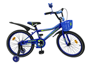 Велосипед дитячий  IMPULS SP Leon 18Д. Синьо-салатовий