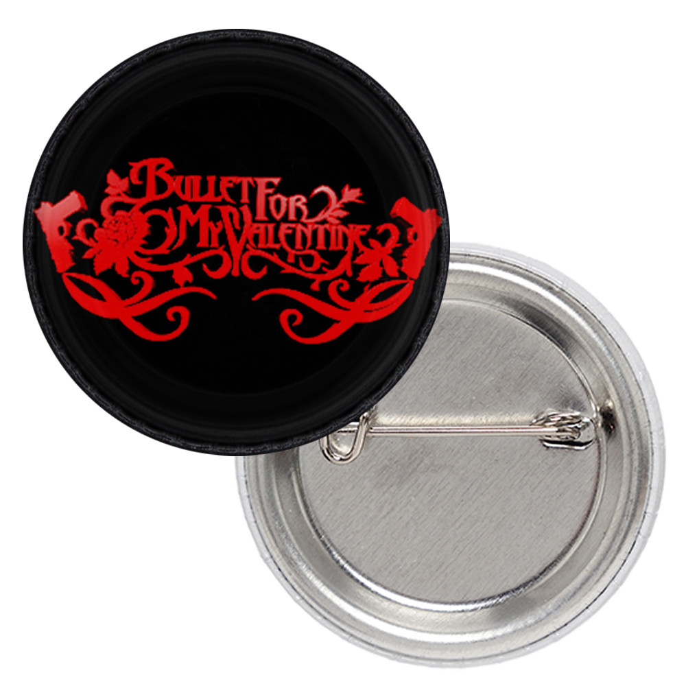 Значок Bullet For My Valentine (red logo)