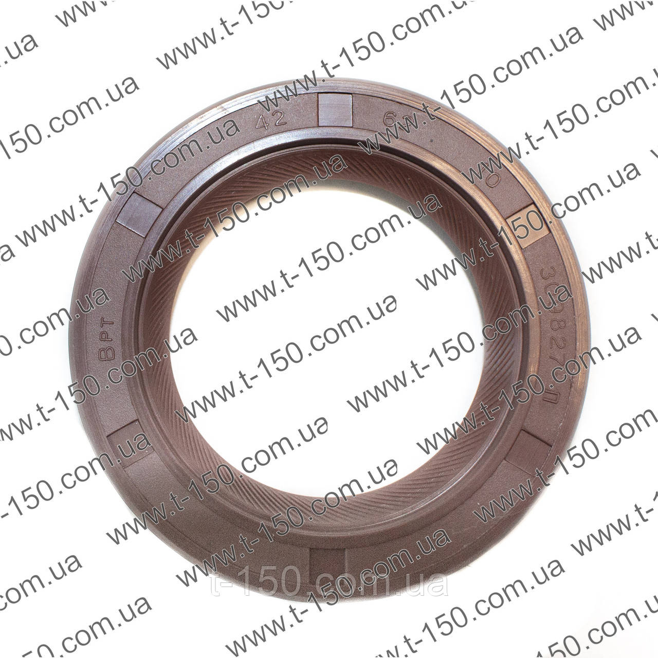 Манжета (сальник) 2.2-42х62-10, первинного вала КПП ЗІЛ-130, силікон, фото 1