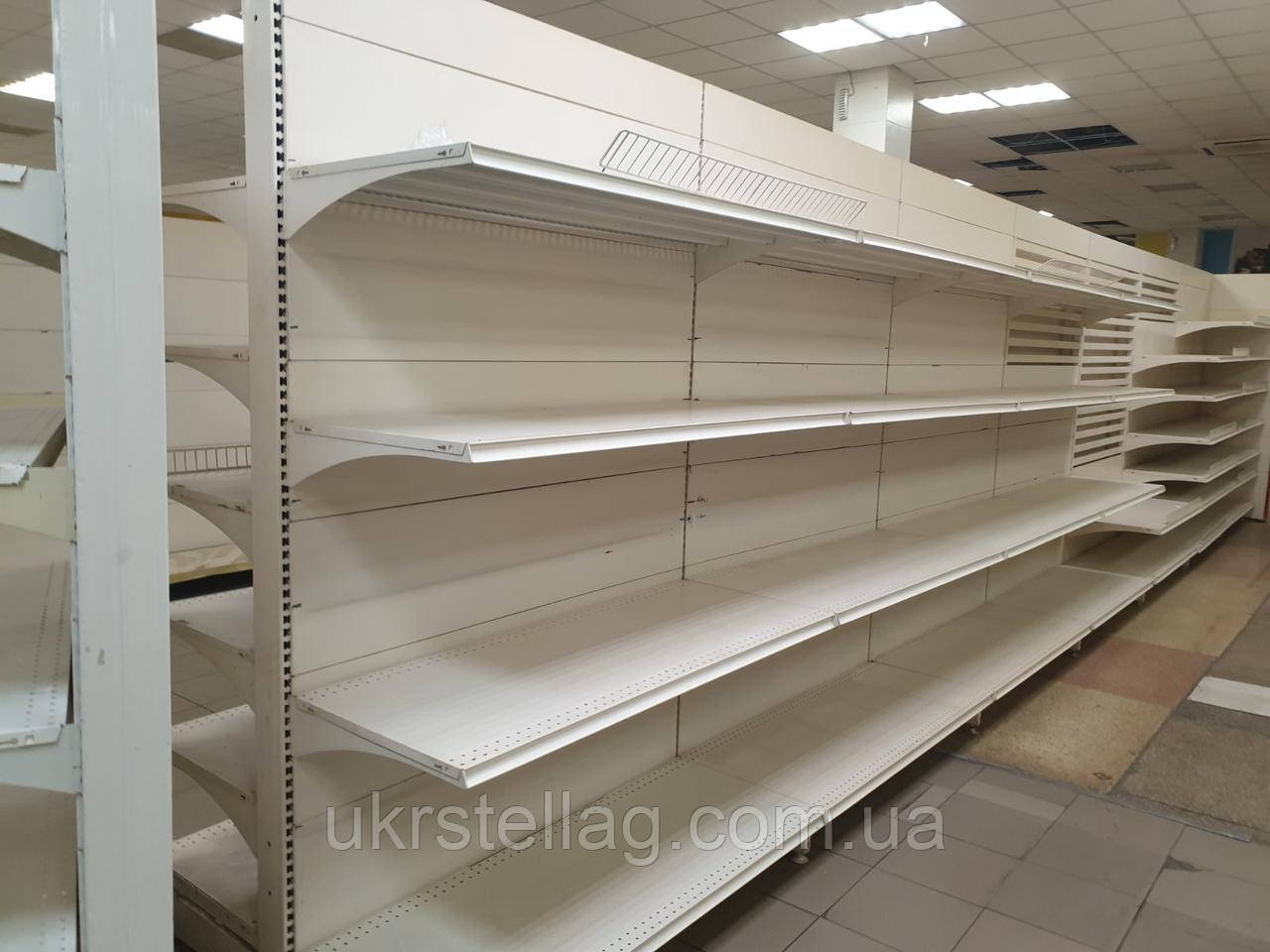 Острівні стелажі Колумб 2,1 м. бу. Стелажі торговельні бу. Островець бу